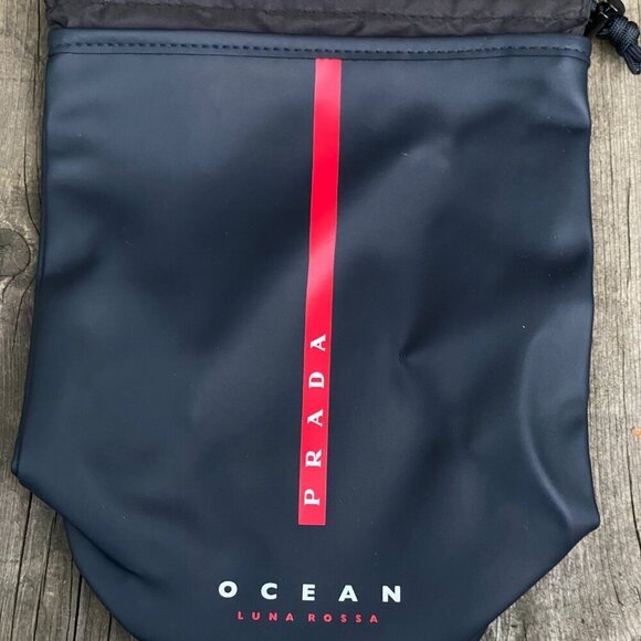 Prada Ocean Luna Rossa Bag Black Sailing Bag - Picture 2 of 3